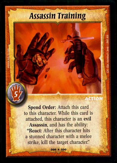 Assassin Training - Foil